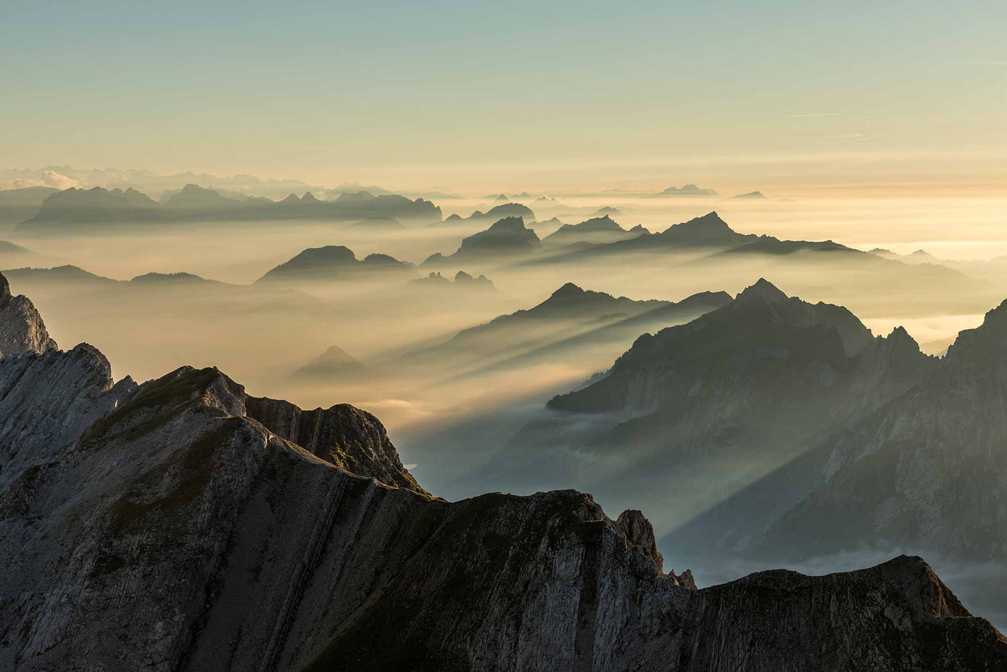 Sonnenuntergang Berg